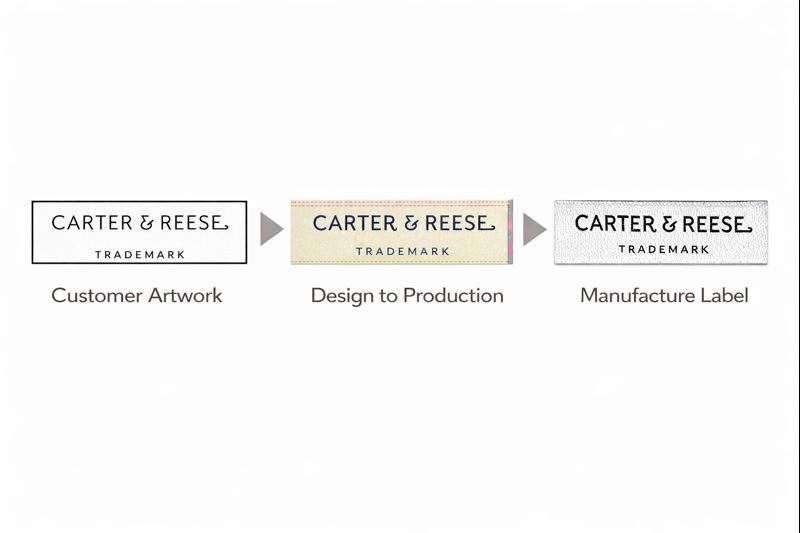 Complete manufacturing process from customer artwork to design production to manufactured label